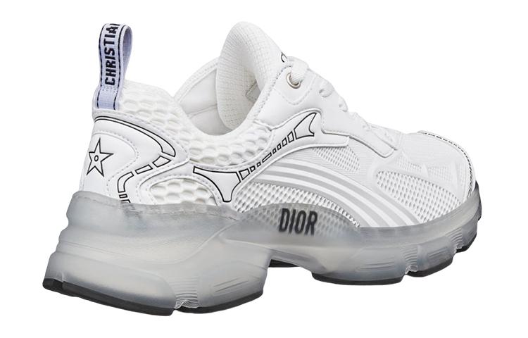 DIOR Vibe Monogram Low Top Casual Shoes Women's White купить в интернет-магазине Yoocart с быстрой доставкой по России.