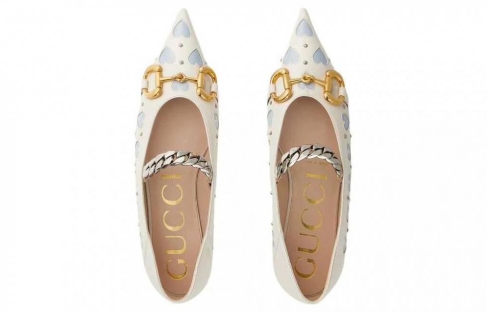 GUCCI Lovelight Women's Casual Shoes Women's White Blue