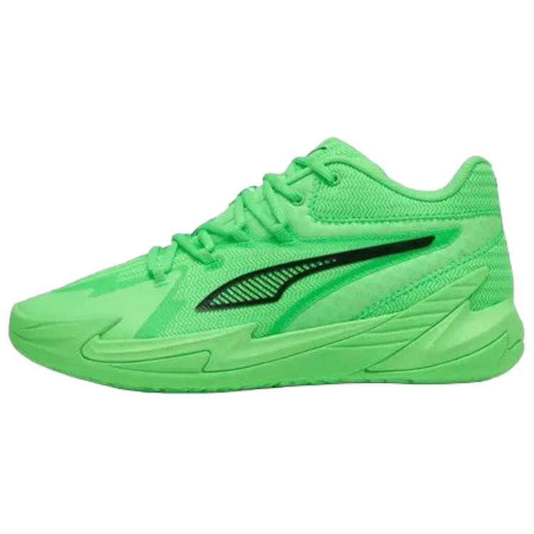 PUMA Dagger Anti Slip Wear Resistant Mid Top Basketball Shoes Unisex Green