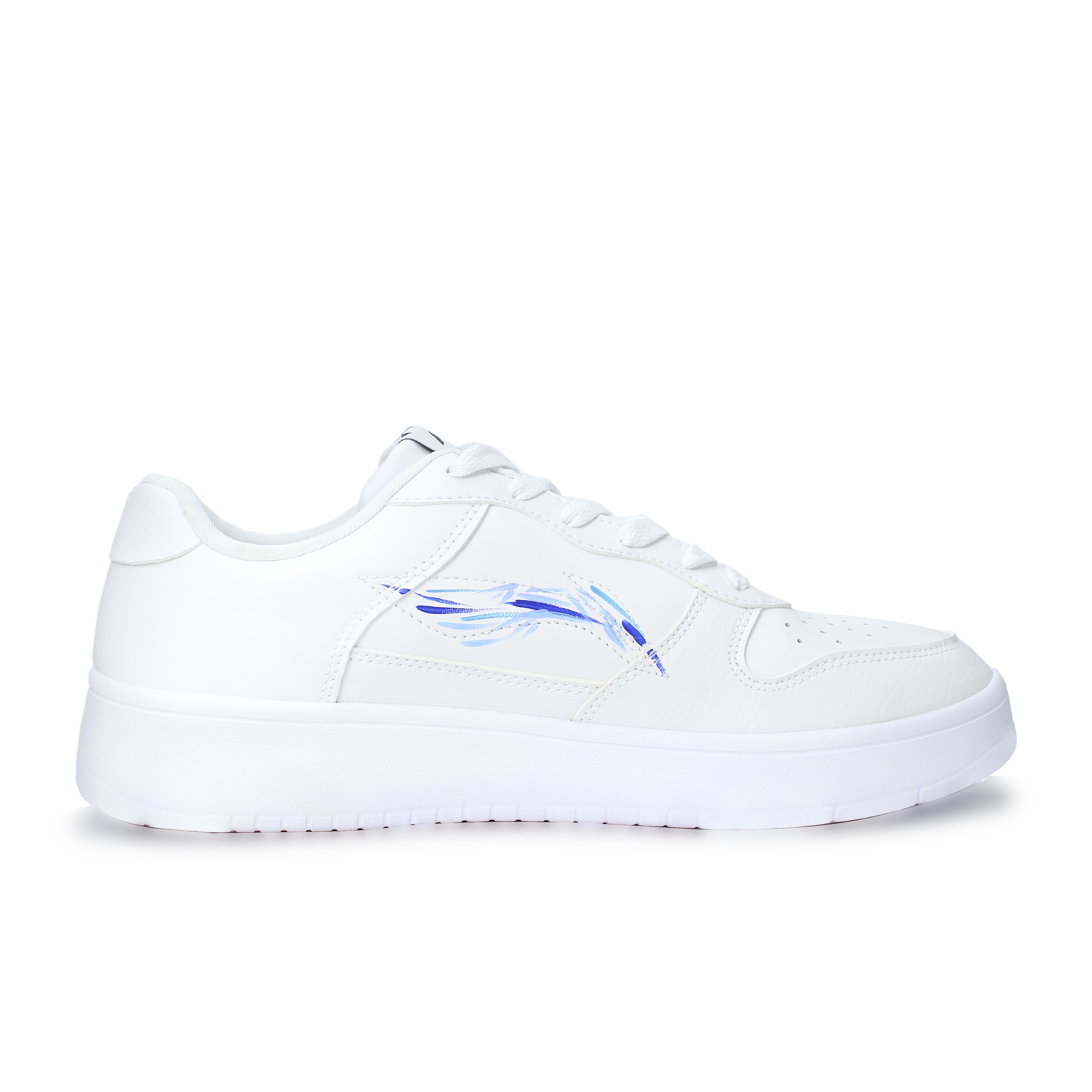 LiNing Pontoon Boats Abrasion Resistant, Lightweight, And Breathable Low Top Skateboard Shoes Unisex White Blue купить в интернет-магазине Yoocart с быстрой доставкой по России.