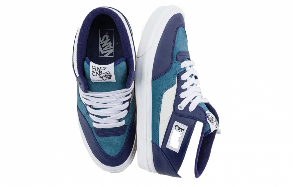 Vans Half Cab DX Blue White купить в интернет-магазине Yoocart с быстрой доставкой по России.