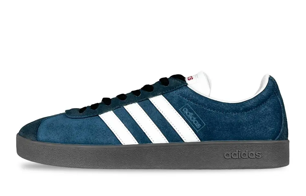 Adidas Neo Anti Slip Wear Resistant Low Top Skateboard Shoes Unisex Sapphire Blue