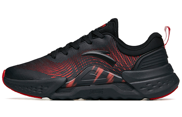 ANTA Variety Training Collection Training Shoes Men's Low top Black/Heat Red