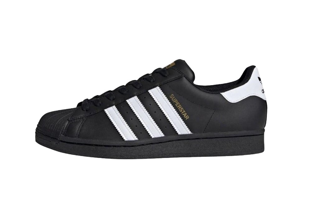 Adidas Originals SUPERSTAR Anti Slip Wear Resistant Low Top Skateboard Shoes Unisex Black Pink