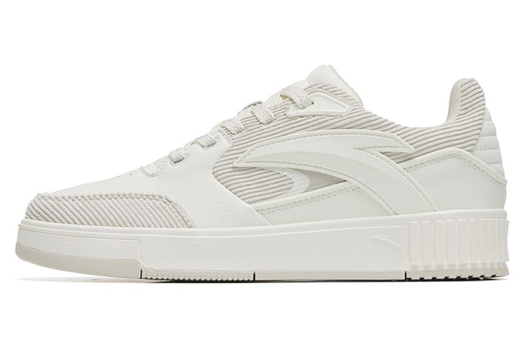 Anta 982 Low-Top Skateboard Shoes Women's White Gray