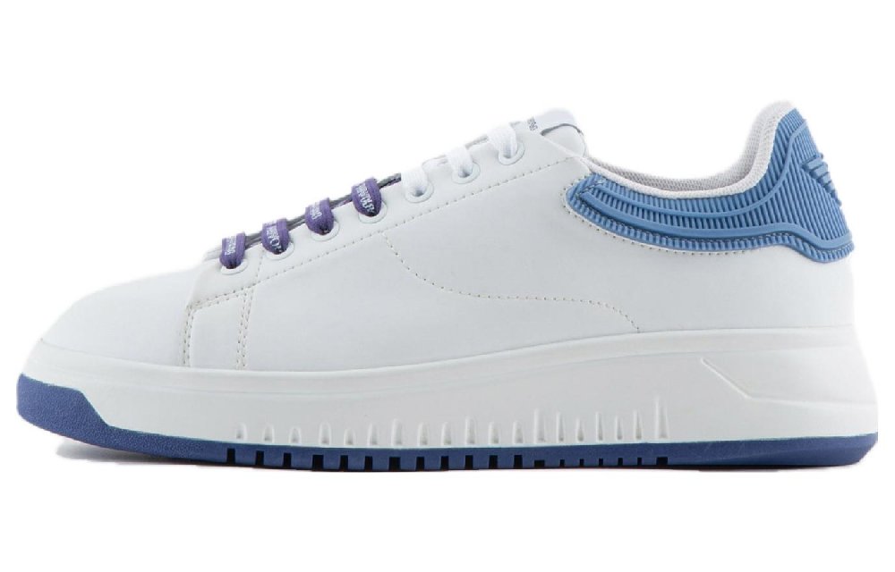 EMPORIO ARMANI Low Top Skateboard Shoes Women's Blue