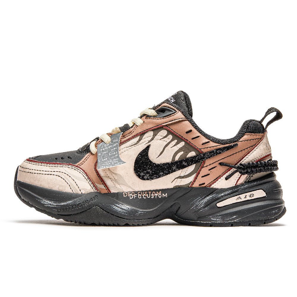 Nike Air Monarch 4 Chunky Sneakers Unisex Low-Top Brown/Black
