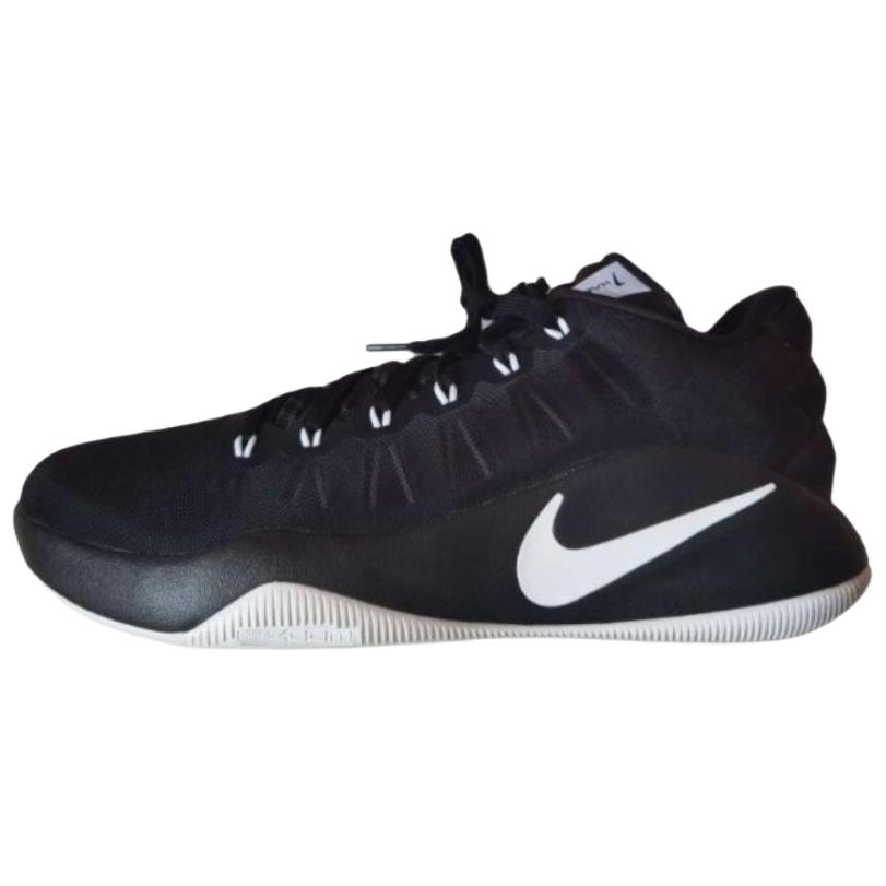 Nike Hyperdunk 2016 Anti Slip Wear Resistant Low Top Basketball Shoes Men's Black White