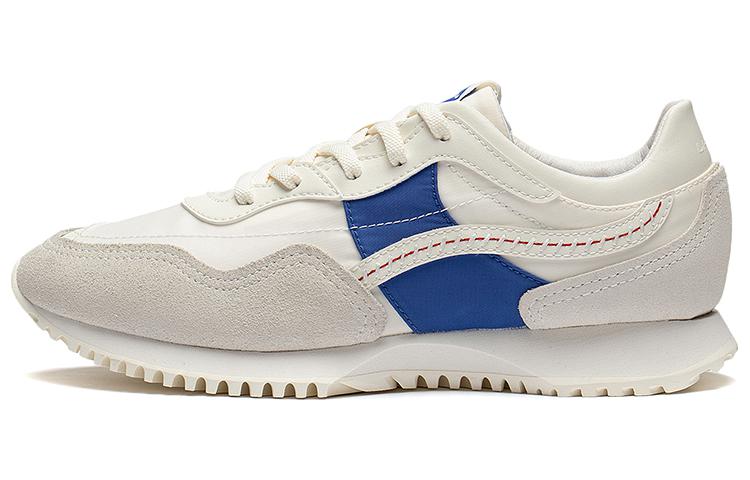 LiNing CF Linen Woven Durable Breathable Low-Top Sports Casual Shoes Women's Bright Blue White