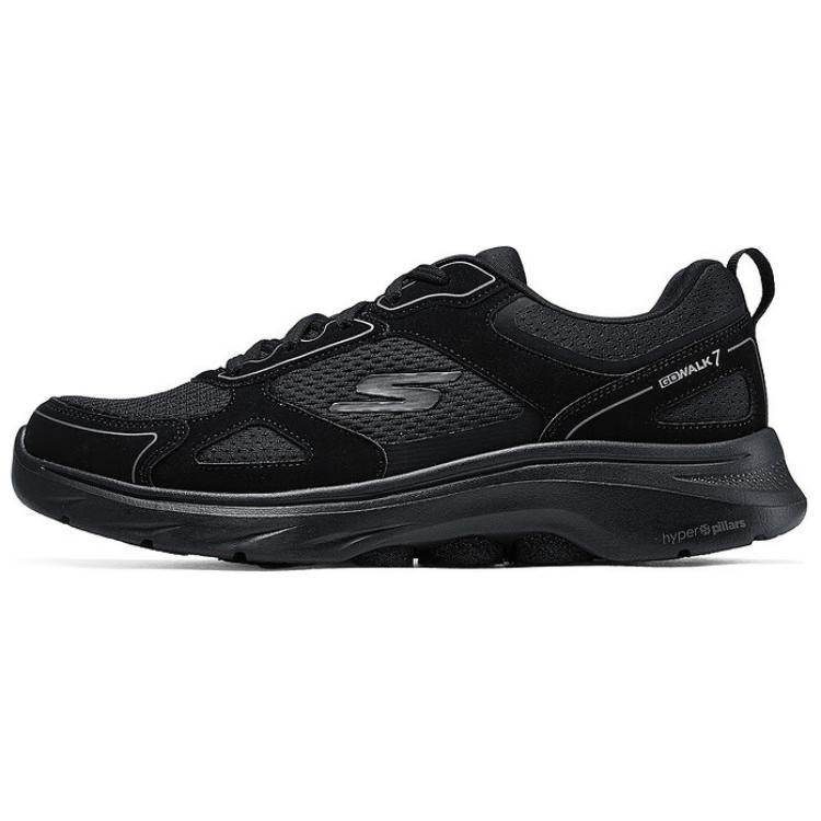 Skechers Go Walk Workout Walker Low Top Casual Shoes Men's Black