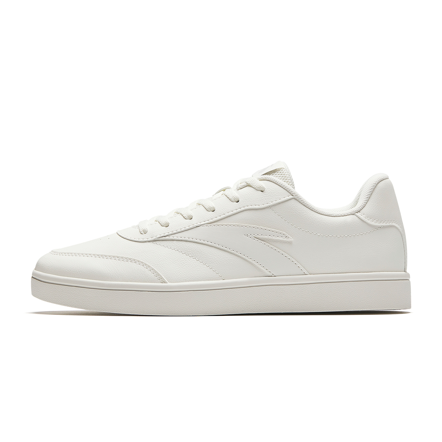 Anta Classic Thin Sole Low Top Skateboard Shoes Men's Ivory White/Maijiao Gray