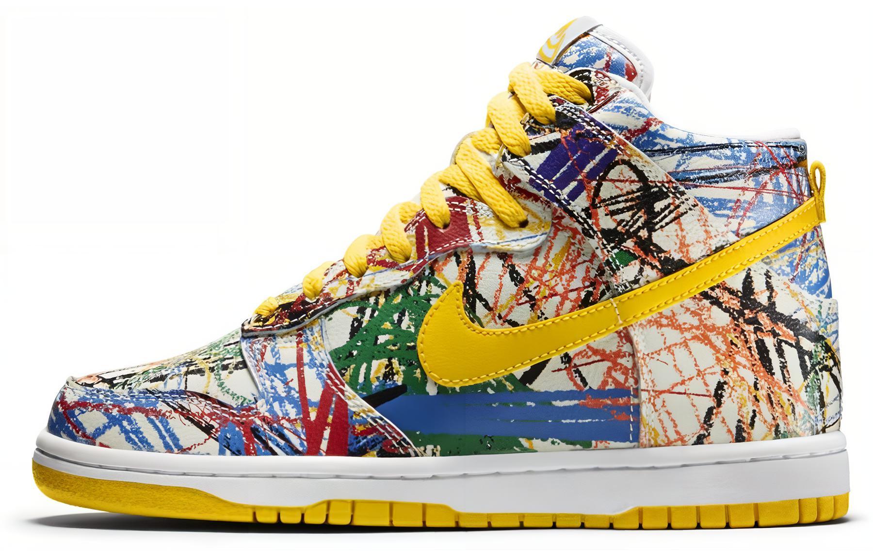 Nike Dunk High Premium Qs 'Scribble' Gs