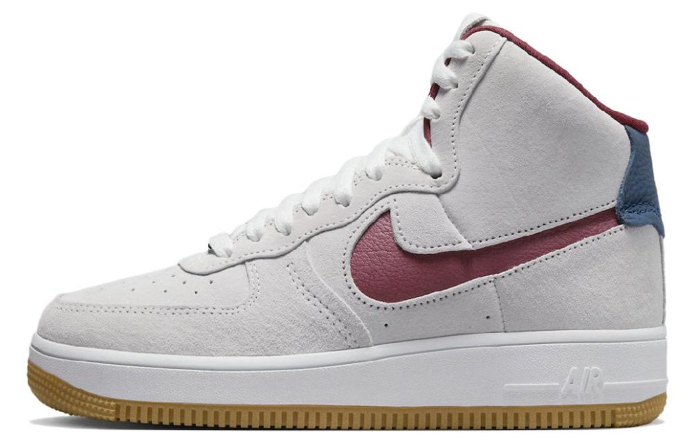 Nike Air Force 1 High Sculpt Grey Suede Women's