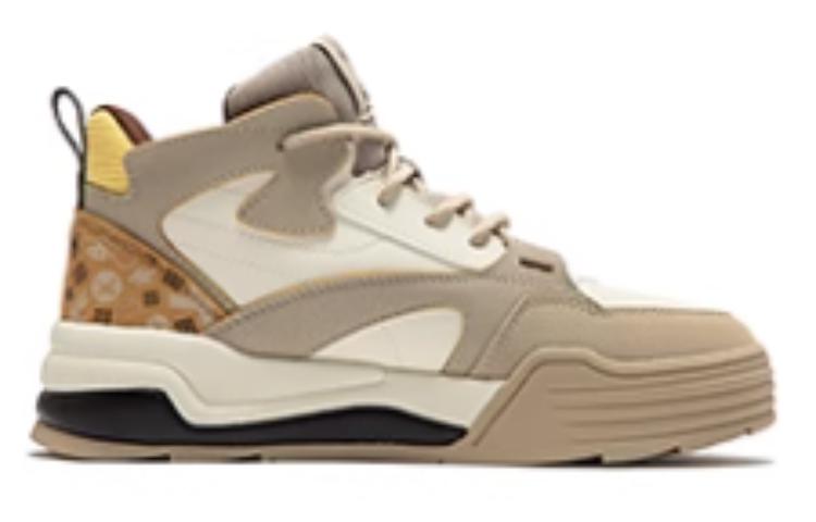 361° Slip Resistant High Top Winter Padded Skateboard Shoes Women's Tan