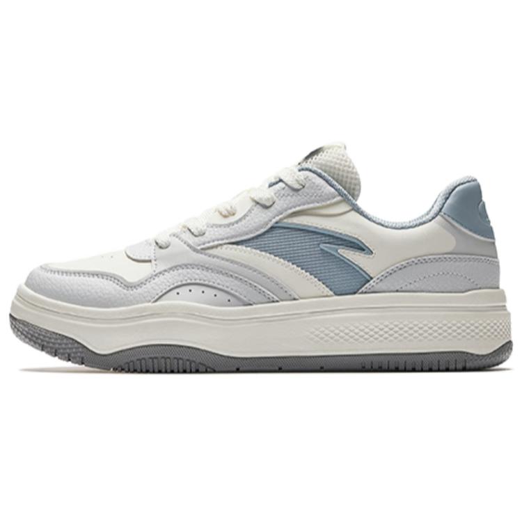 Anta Street Play 2 Anti Slip Wear Resistant Low Top Skateboard Shoes Men's White Blue
