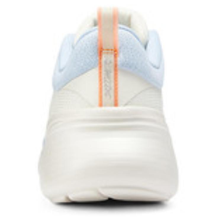 Skechers Vapor Foam Abrasion Resistant Low top Running Shoes Women's White Blue Orange купить в интернет-магазине Yoocart с быстрой доставкой по России.