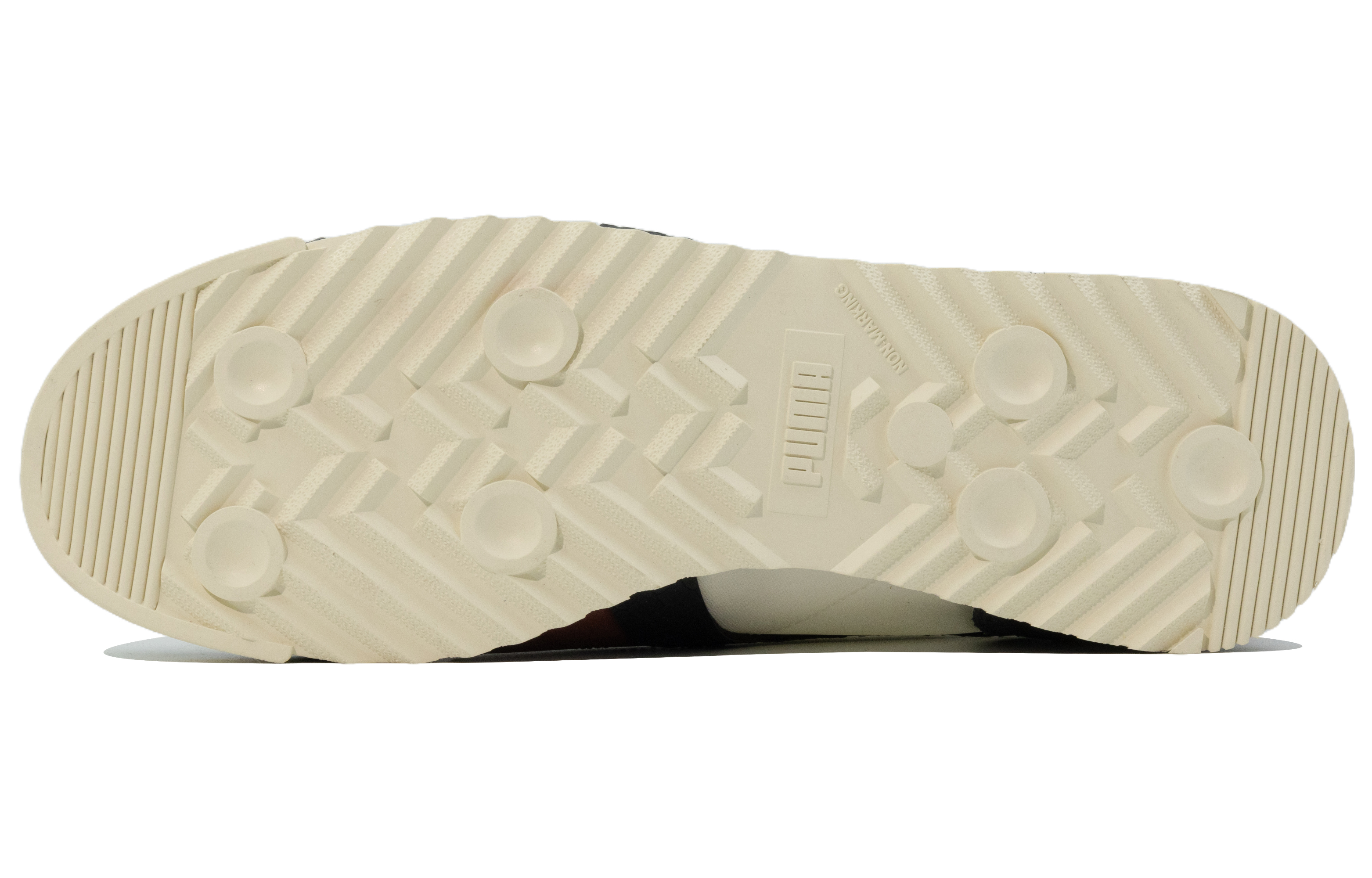 PUMA Roma Og Nylon Cushioned Slip-Resistant Low-Top Training Shoes Unisex Beige Red Black купить в интернет-магазине Yoocart с быстрой доставкой по России.