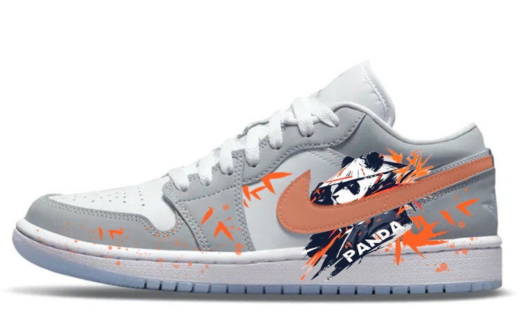 Jordan Air Jordan 1 Vintage Basketball Shoes Women's Low Top Gray/White