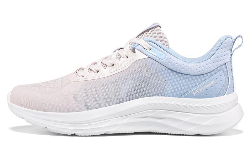 361° Cushioned Slip-Resistant Breathable Low-Top Running Shoes Women's Pink Blue