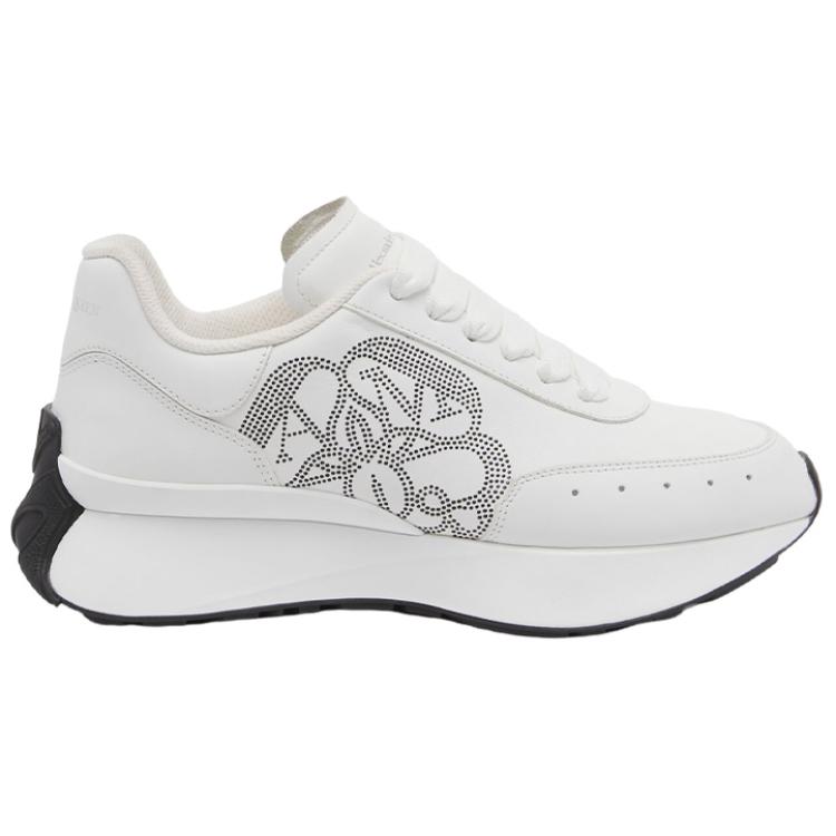 Alexander McQueen Sprint Runner White Black Women's