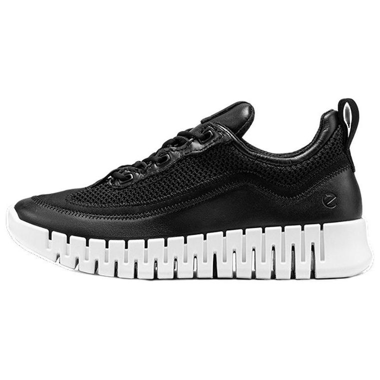 Ecco Slip-Resistant Breathable Lightweight Low-Top Casual Shoes Women's Black