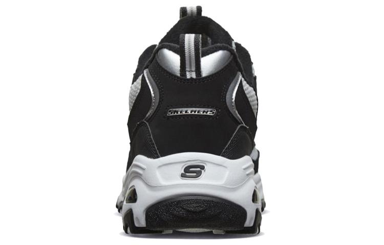 Skechers D Lites 1.0 Running Shoes 'Black And White' Women's