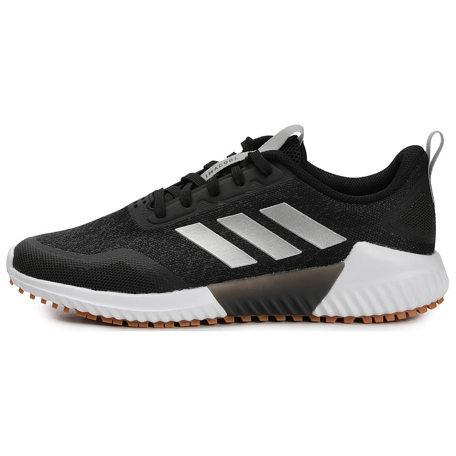 Adidas Edge Runner Slip Resistant Low Top Running Shoes Women's Black