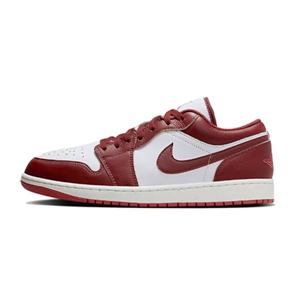 Jordan Air Jordan 1 Durable Breathable Low-Top Vintage Basketball Shoes Men's Sand Dune Red