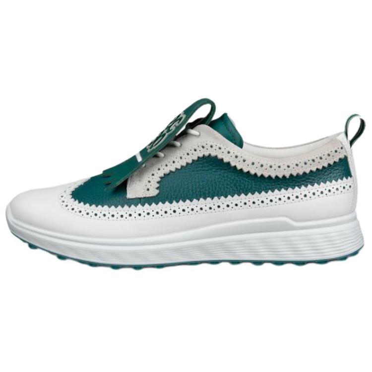 Ecco Twisted Ivy Abrasion Resistant Low top Golf Shoes Women's White Green