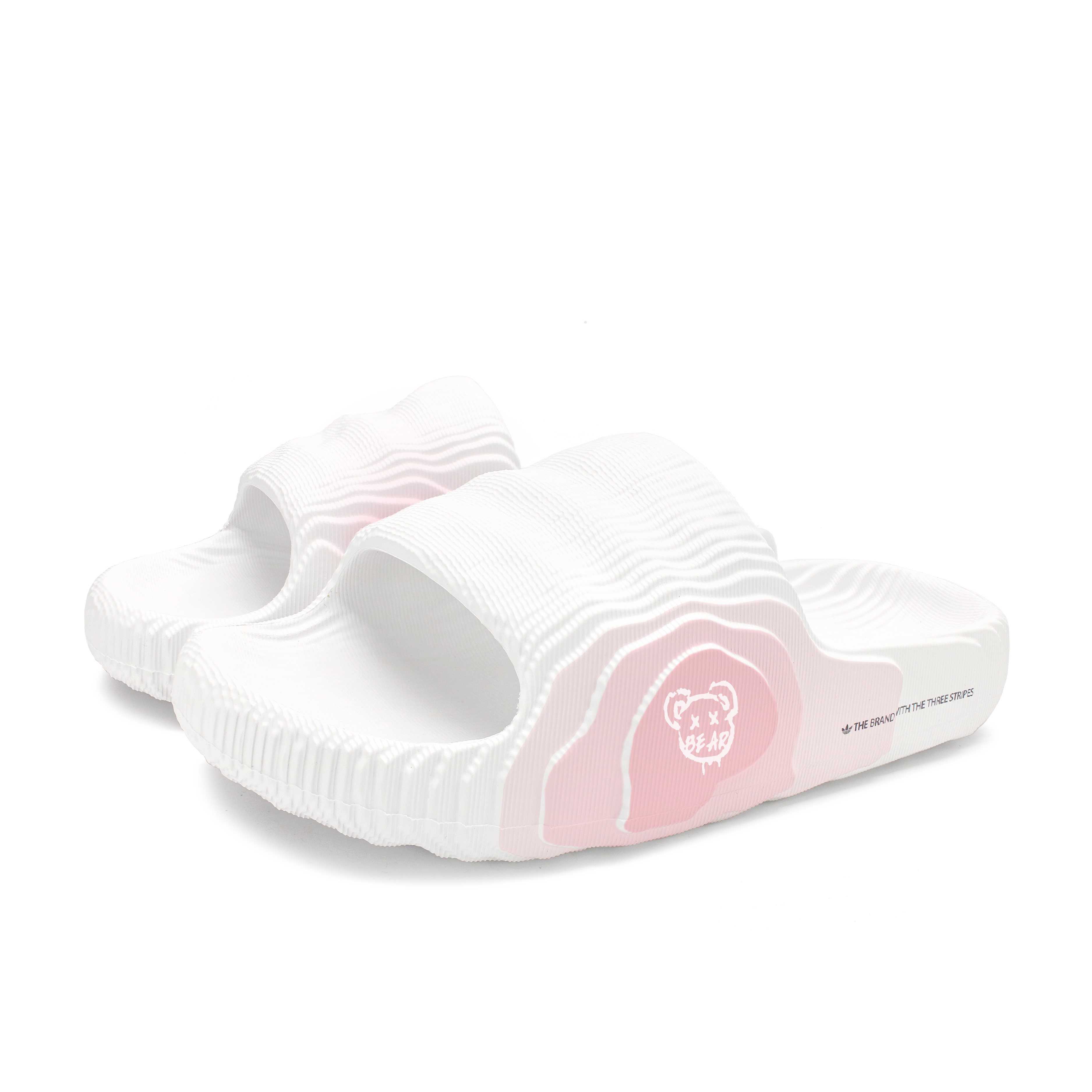 Adidas Originals ADILETTE 22 Abrasion Resistant Slide Slippers Unisex Pink White купить в интернет-магазине Yoocart с быстрой доставкой по России.
