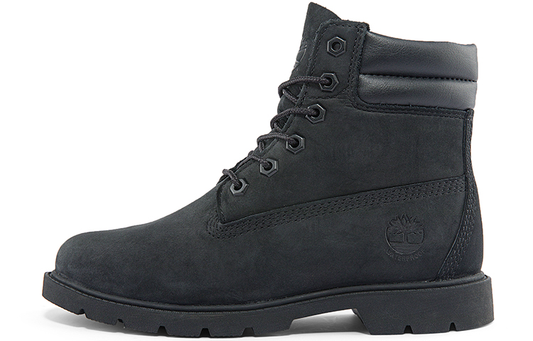 Timberland Linden Woods 6 Inch Double Collar Boots 'Black' Women's