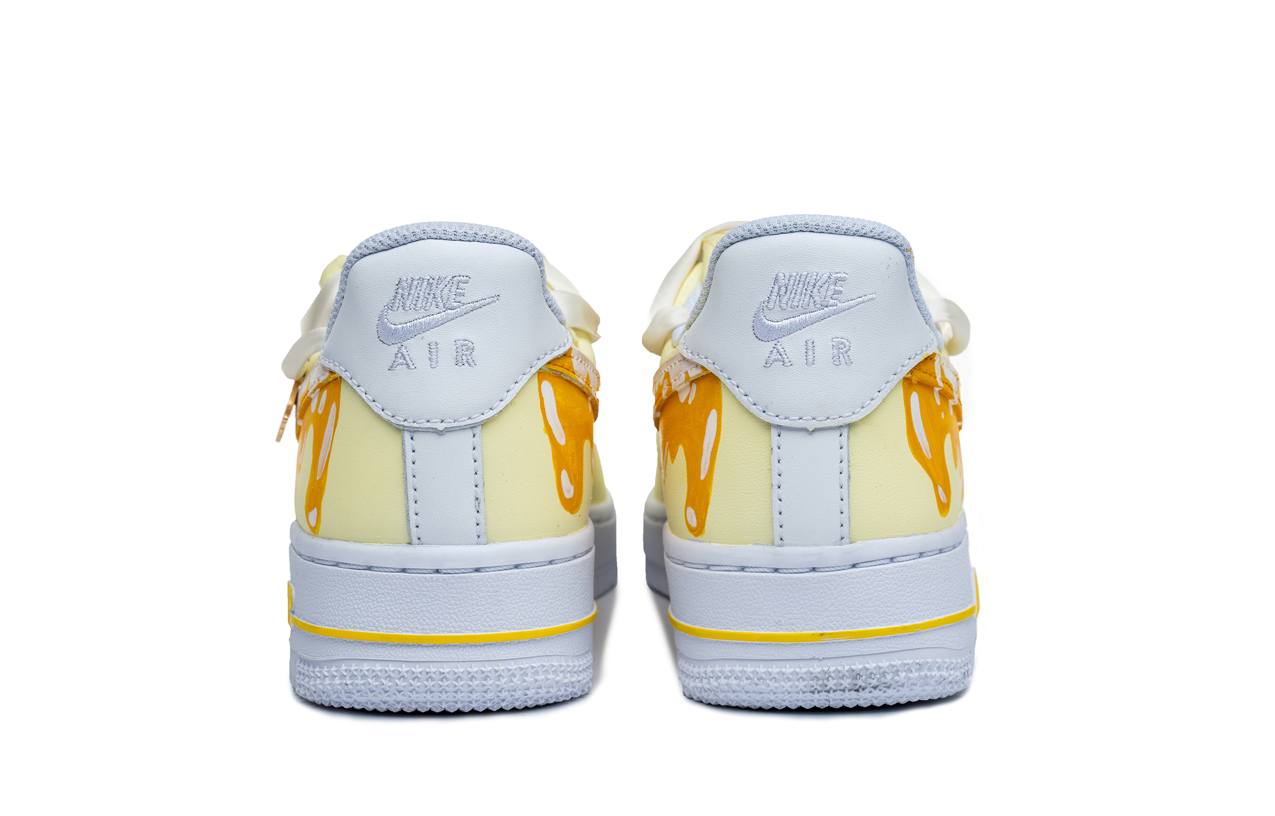 Nike Air Force 1 Skateboard Shoes Women's Low Top White, Yellow купить в интернет-магазине Yoocart с быстрой доставкой по России.