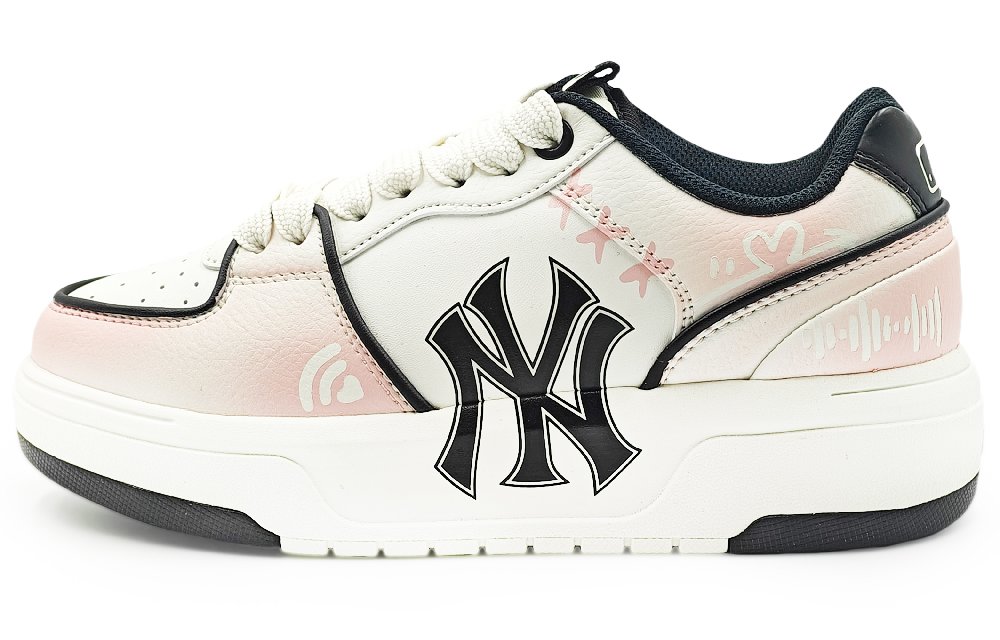 MLB Chunky Liner Low Top Skateboard Shoes Unisex Light Pink