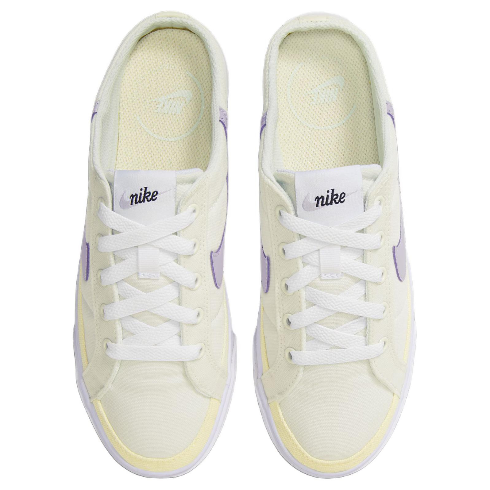 Nike Court Legacy Mule 'Light Yellow Purple' Women's
