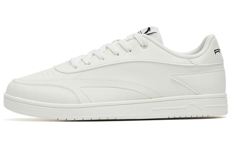 Anta Slip Resistant, Abrasion Resistant, Lightweight Low top Skateboard Shoes Men's White