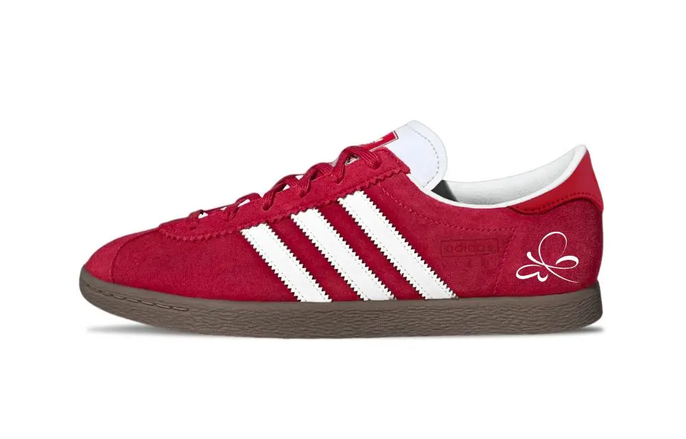 Adidas Originals Stadt Abrasion Resistant Low top German Army Trainers Unisex Red