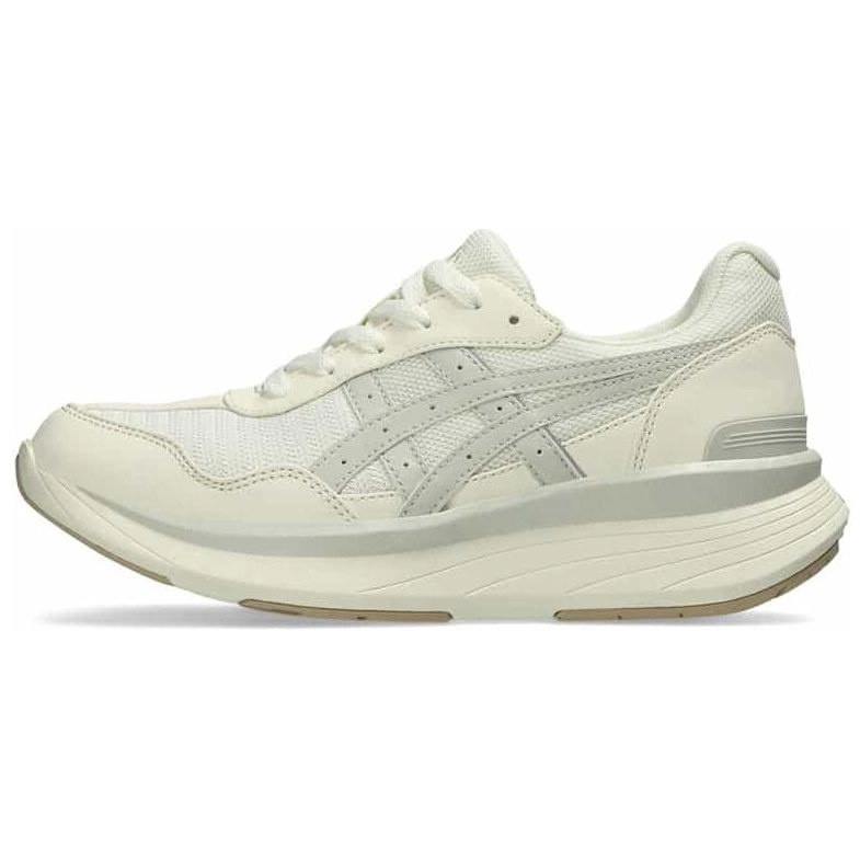 Asics Low top Casual Running Shoes Women's Gray Beige