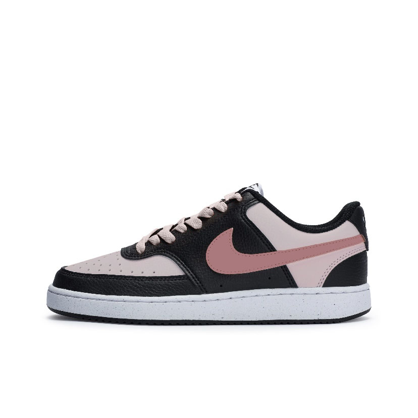 Nike Court Vision Low Abrasion Resistant Low Top Skateboard Shoes Unisex Pink