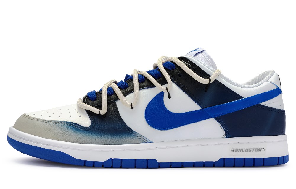 Nike Dunk 811 Cushioning Wear-Resistant Low-Top Skateboard Shoes Men's Blue White