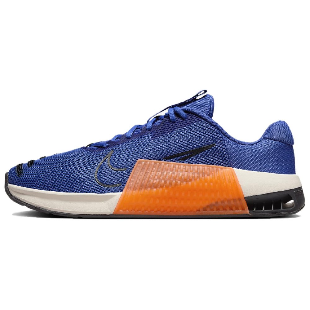 Nike Metcon 9 Anti Slip Wear Resistant Low Top Casual Running Shoes Men's Blue Orange
