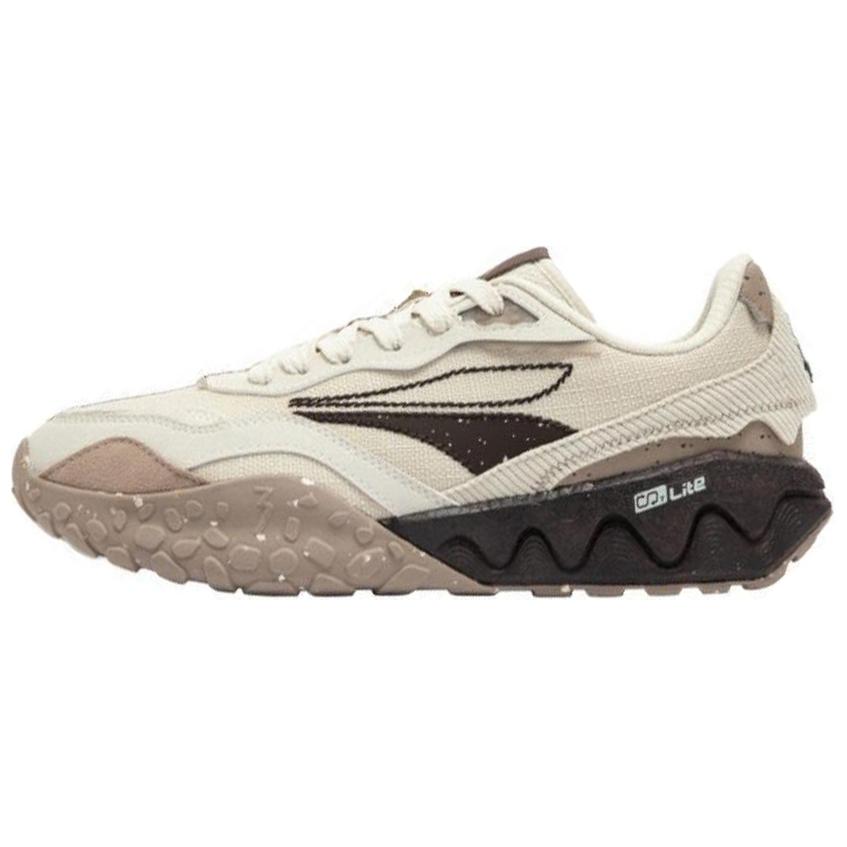 361° Shortbread Anti Slip Wear Resistant Low Top Casual Shoes Men's Beige Umber