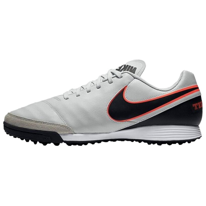 Nike Tiempo Genio 2 Artificial Ground Anti Slip Wear Resistant Soccer Shoes Men's White