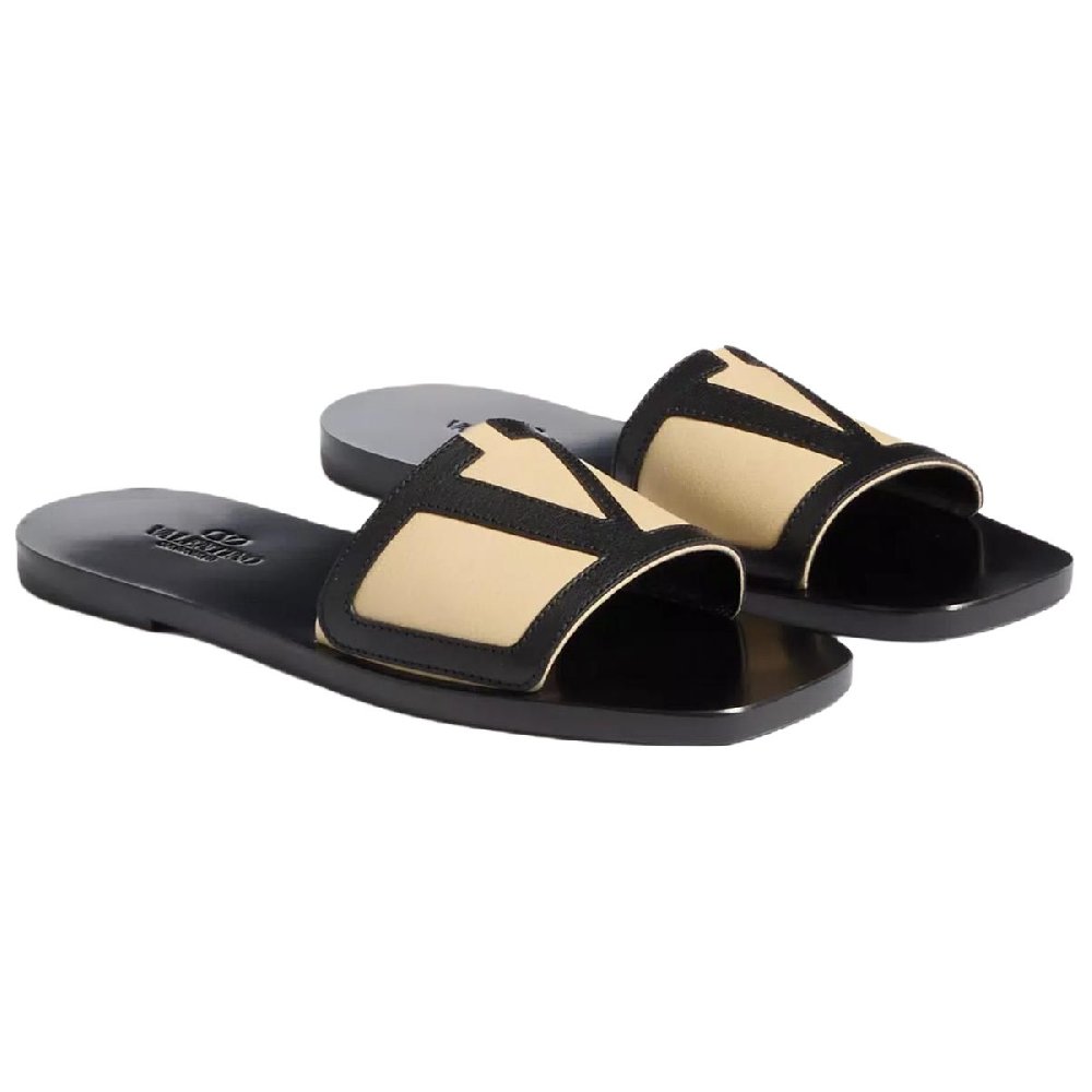 Valentino VLogo Signature Square Open Toe Sandals