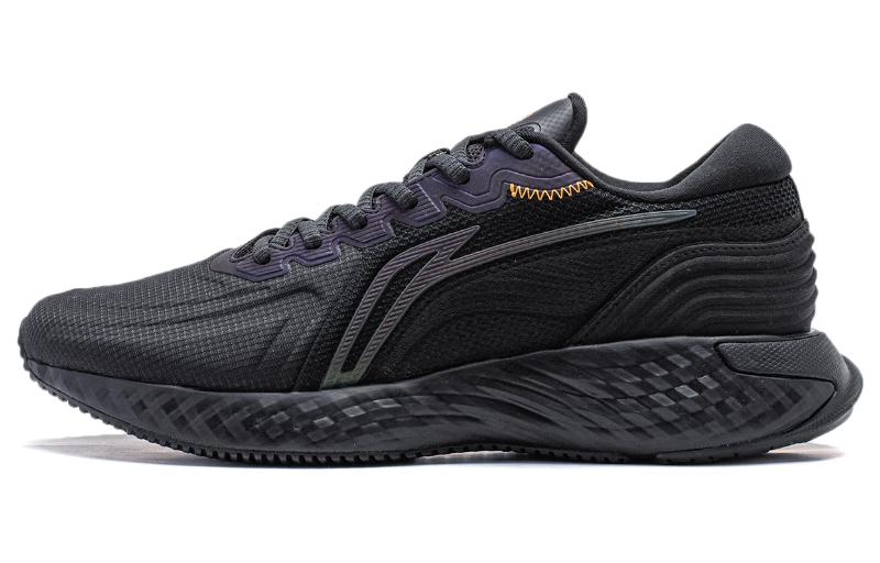 LiNing Cloud Shield Cushioning Reflective Rebound Low-Top Running Shoes Men's Black