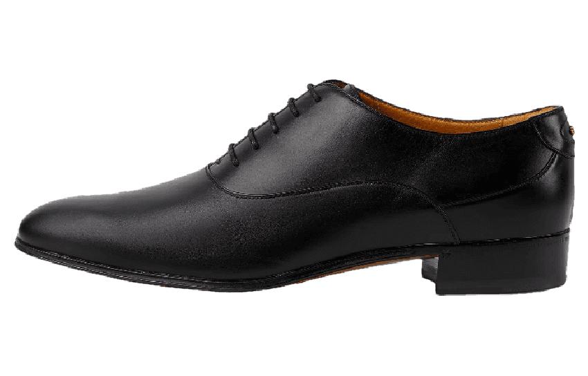 GUCCI Lace up Shoe 'Double G   Black'