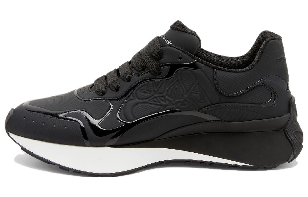 Alexander McQueen Sprint Runner Black White