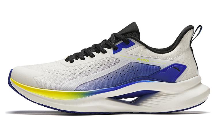 Anta Ride The Wind Cushioning Lightweight Breathable Low-Top Running Shoes Men's White Blue Black