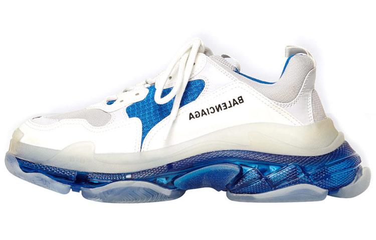 Balenciaga Triple S Clear Sole Blue Women's