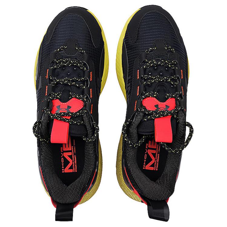 Under Armour HOVR Mega 2 Anti-Slip Wear-Resistant Low-Top Casual Running Shoes Unisex Black
