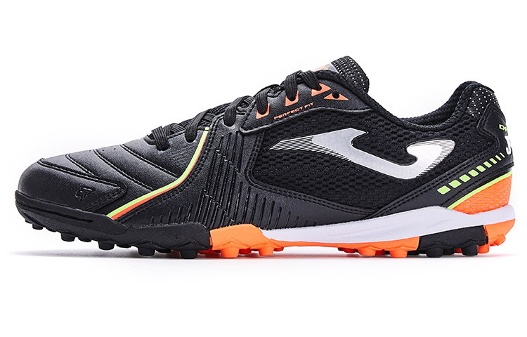 Joma TF Rubber Broken Studs Anti Slip Wear Resistant Soccer Shoes Men's Black